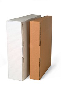 Ordner Verpackung m. Verschlusslasche im Online Shop